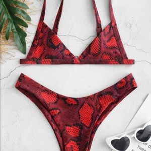 Snake Skin Bikini Set